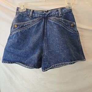 Vtg 90s Unionbay Denim Shorts High Waisted Jean Mom Retro Y2K Sz 7 Juniors